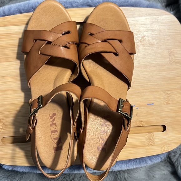 Korks Block Heel Sandals - for narrow feet - Picture 4 of 7